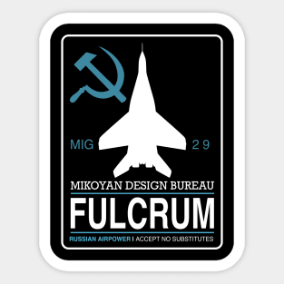 Mig-29 Fulcrum Sticker